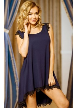 Kalimo Gaya wiskozowa koszulka nocna granatowa ze sklepu intimiti.pl w kategorii Koszule nocne - zdjęcie 187900077