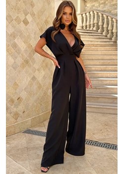 Bicotone elegancki kombinezon z zakrytymi ramionami czarny ze sklepu intimiti.pl w kategorii Kombinezony damskie - zdjęcie 187900155