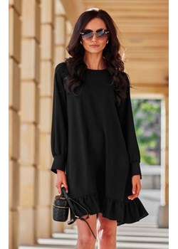 Oversizowa mini sukienka z paskiem ze sklepu intimiti.pl w kategorii Sukienki - zdjęcie 187900266