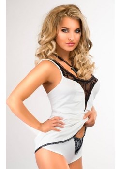 Kalimo Morocco wiskozowy komplet ecru ze sklepu intimiti.pl w kategorii Piżamy damskie - zdjęcie 187900537