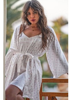 Wzorzysta satynowa podomka Dkaren-P ze sklepu intimiti.pl w kategorii Szlafroki damskie - zdjęcie 187900638