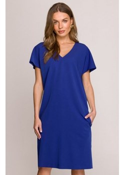 Stylove S392 sukienka o luźnym fasonie chabrowa ze sklepu intimiti.pl w kategorii Sukienki - zdjęcie 187900725