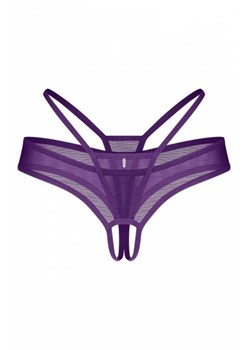 Obsessive Vibres Crotchless Thong stringi damskie ze sklepu intimiti.pl w kategorii Majtki damskie - zdjęcie 187900937