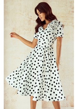 Elizabeth Rubi rozkloszowana sukienka midi w grochy ze sklepu intimiti.pl w kategorii Sukienki - zdjęcie 187900995