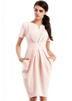 Moe MOE234 sukienka pudrowy róż ze sklepu intimiti.pl w kategorii Sukienki - zdjęcie 187901016
