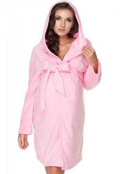 Różowy ciążowy szlafrok polar 0148 ze sklepu intimiti.pl w kategorii Szlafroki damskie - zdjęcie 187901156