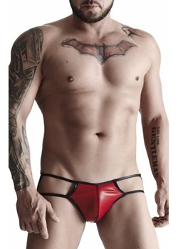 Erotyczne slipy wetlook czerwone BRI013 ze sklepu intimiti.pl w kategorii Majtki męskie - zdjęcie 187901178