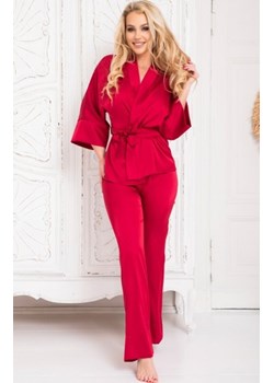Kalimo Perai satynowy komplet bordowy ze sklepu intimiti.pl w kategorii Piżamy damskie - zdjęcie 187901186
