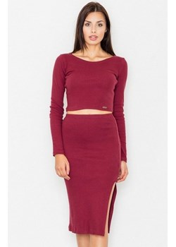 Figl M484 sukienka bordowa ze sklepu intimiti.pl w kategorii Sukienki - zdjęcie 187901226