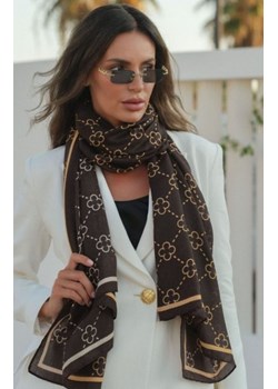 Kamea szal z wiskozy Lucky Clover brązowy ze sklepu intimiti.pl w kategorii Szaliki i chusty damskie - zdjęcie 187901236