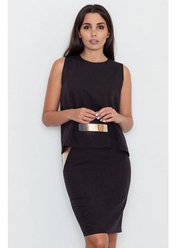 Figl M584 komplet czarny ze sklepu intimiti.pl w kategorii Sukienki - zdjęcie 187901329