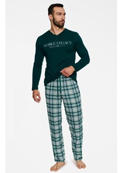 Henderson Town 40074-77X zielono-szara piżama męska ze sklepu intimiti.pl w kategorii Piżamy męskie - zdjęcie 187901529