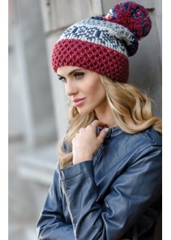 Kamea Fabia czapka z pomponem ze sklepu intimiti.pl w kategorii Czapki zimowe damskie - zdjęcie 187901655