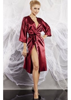 Dkaren 115 szlafrok bordowy ze sklepu intimiti.pl w kategorii Szlafroki damskie - zdjęcie 187902077