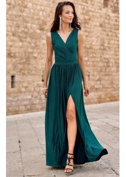 Roco 0224 sukienka maxi zielona ze sklepu intimiti.pl w kategorii Sukienki - zdjęcie 187902258