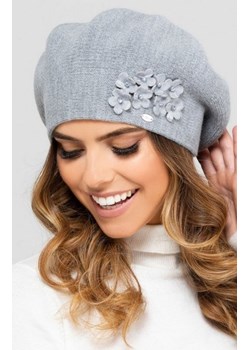 Wełniany beret damski Kamea Barcelona ze sklepu intimiti.pl w kategorii Berety damskie - zdjęcie 187902276