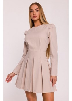 Moe sukienka denim beżowa M884 ze sklepu intimiti.pl w kategorii Sukienki - zdjęcie 187902456