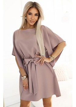 Numoco 287-37 SOFIA sukienka motyl z wiązaniem w pasie ze sklepu intimiti.pl w kategorii Sukienki - zdjęcie 187902498