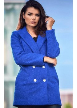 Dwurzędowy płaszcz damski A546 ze sklepu intimiti.pl w kategorii Płaszcze damskie - zdjęcie 187902586