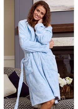 Ciepły szlafrok damski Misti z kapturem ze sklepu intimiti.pl w kategorii Szlafroki damskie - zdjęcie 187902669