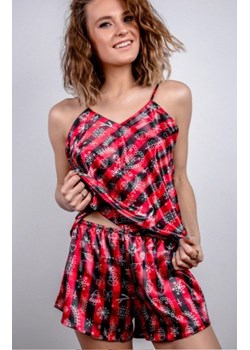 Satynowa piżamka damska święta DK-KK ze sklepu intimiti.pl w kategorii Piżamy damskie - zdjęcie 187902787