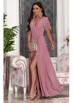 Elizabeth maxi sukienka Bella brokat brudny róż ze sklepu intimiti.pl w kategorii Sukienki - zdjęcie 187902825