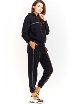 Sportowe spodnie czarne M231 ze sklepu intimiti.pl w kategorii Spodnie damskie - zdjęcie 187903099