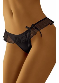 *Wol-Bar Marinera stringi damskie czarne ze sklepu intimiti.pl w kategorii Majtki damskie - zdjęcie 187903176