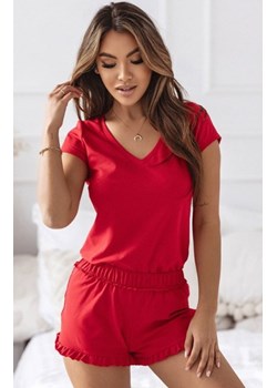 Ivon Terry dwuczęściowy komplet damski czerwony ze sklepu intimiti.pl w kategorii Piżamy damskie - zdjęcie 187903265