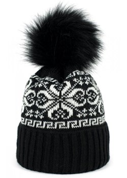 Art of polo Grudniowy Poranek czarna czapka damska ze sklepu intimiti.pl w kategorii Czapki zimowe damskie - zdjęcie 187903289