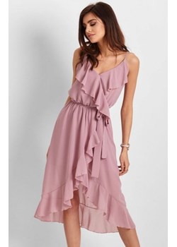 Letnia sukienka midi rożowa Chantal ze sklepu intimiti.pl w kategorii Sukienki - zdjęcie 187903359