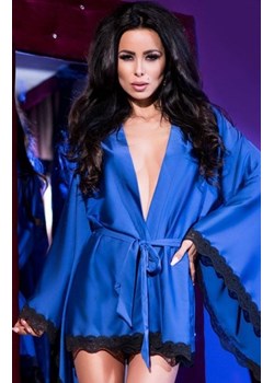 Chilirose CR-4112 peniuar niebieski ze sklepu intimiti.pl w kategorii Szlafroki damskie - zdjęcie 187903455