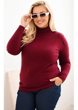 Sweter damski wiskozowy Plus Size z golfem ze sklepu intimiti.pl w kategorii Swetry damskie - zdjęcie 187903838