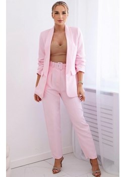 Komplet elegancki marynarka ze spodniami cukierkowy róż ze sklepu intimiti.pl w kategorii Marynarki damskie - zdjęcie 187904137