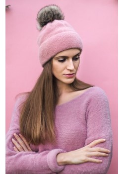 Art of polo Soft Fluff czapka damska różowa ze sklepu intimiti.pl w kategorii Czapki zimowe damskie - zdjęcie 187904146