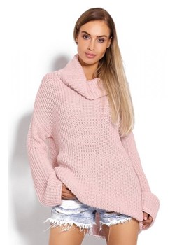 PeekaBoo 70012 gruby sweter golf różowy ze sklepu intimiti.pl w kategorii Swetry damskie - zdjęcie 187904206