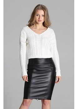 Ołówkowa spódnica z eco-skóry czarna SP101 ze sklepu intimiti.pl w kategorii Spódnice - zdjęcie 187904285