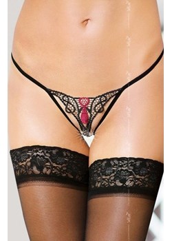 Softline 2451 stringi czarne ze sklepu intimiti.pl w kategorii Majtki damskie - zdjęcie 187904335