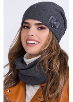 Kamea Wika czapka z kokardką ze sklepu intimiti.pl w kategorii Czapki zimowe damskie - zdjęcie 187904367