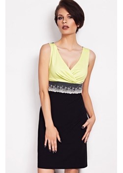 Vera Fashion Marie sukienka limonka ze sklepu intimiti.pl w kategorii Sukienki - zdjęcie 187904698