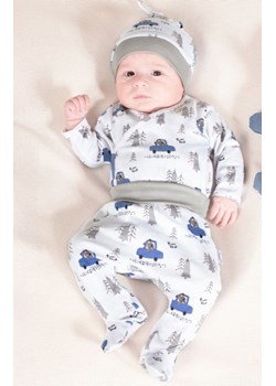 Półśpiochy niemowlęce bawełniane las i  piesek ze sklepu intimiti.pl w kategorii Spodnie i półśpiochy - zdjęcie 187904855
