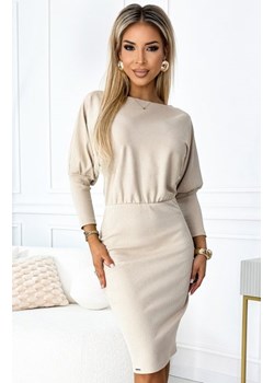 Numoco 399-3 LARA sukienka w prążki ze ściągaczami w rękawach ze sklepu intimiti.pl w kategorii Sukienki - zdjęcie 187904888