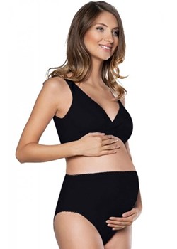 Italian Fashion Mama Maxi figi ciążowe czarne ze sklepu intimiti.pl w kategorii Majtki damskie - zdjęcie 187904889