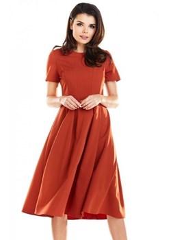 Sukienka ceglasta Awama A253 ze sklepu intimiti.pl w kategorii Sukienki - zdjęcie 187904945