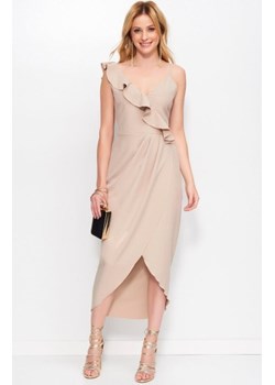*Makadamia M396 sukienka cappucino ze sklepu intimiti.pl w kategorii Sukienki - zdjęcie 187905125