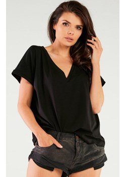 Infinite M267 oversizowa bluzka czarna ze sklepu intimiti.pl w kategorii Bluzki damskie - zdjęcie 187905695
