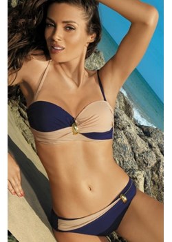 Marko Kostium kąpielowy Liliana Uniform-Light Skin M-259 Granatowo-piaskowy (14) ze sklepu intimiti.pl w kategorii Stroje kąpielowe - zdjęcie 187905927