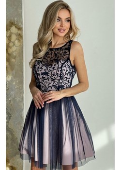 Koktajlowa sukienka z tiulem 2207-11 ze sklepu intimiti.pl w kategorii Sukienki - zdjęcie 187906188
