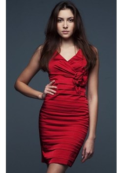 Vera Fashion Greta sukienka czerwona ze sklepu intimiti.pl w kategorii Sukienki - zdjęcie 187906245
