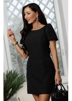Elizabeth Amelia mini sukienka z bufkami czarna ze sklepu intimiti.pl w kategorii Sukienki - zdjęcie 187906495